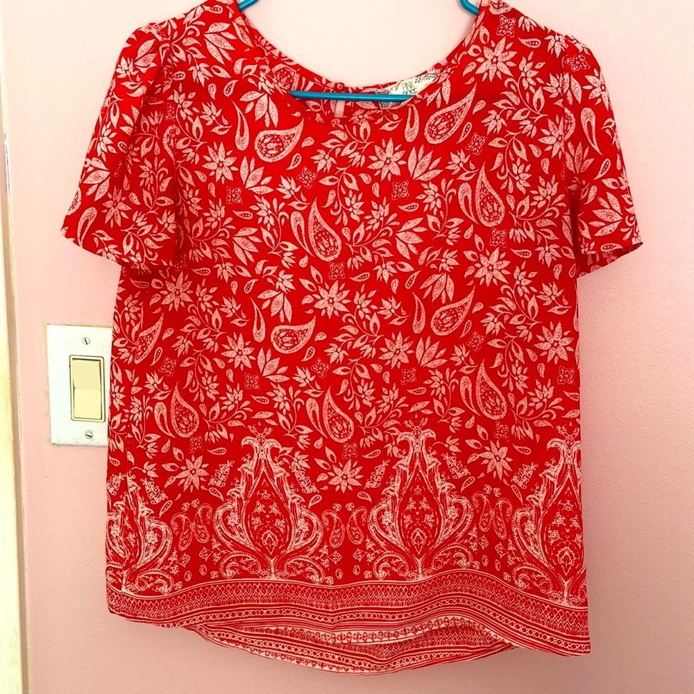 Red Summer Shirt